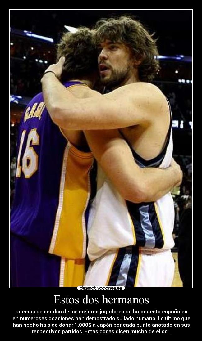 Estos dos hermanos -