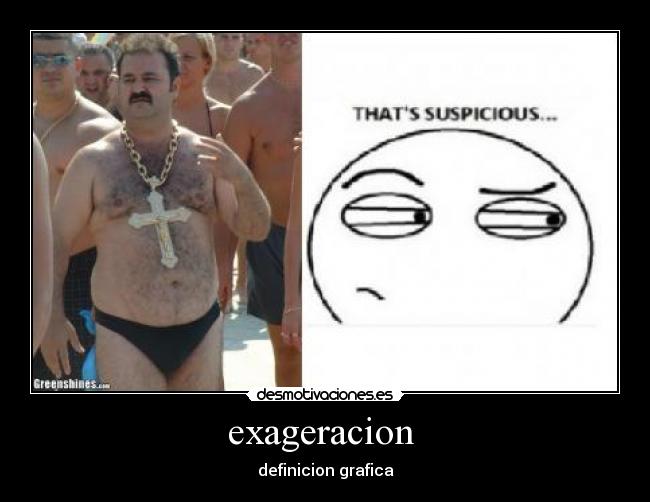 exageracion - definicion grafica