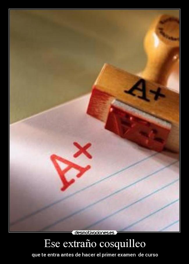 Ese extraño cosquilleo -