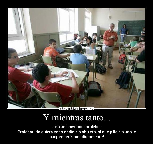 Y mientras tanto... -