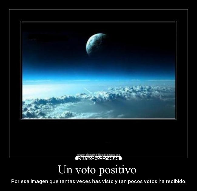 Un voto positivo -