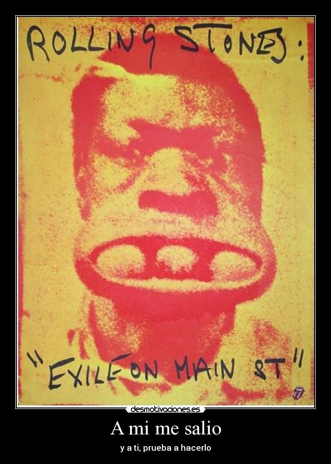 A mi me salio - y a ti, prueba a hacerlo