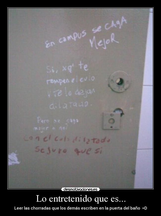 Lo entretenido que es... - 
