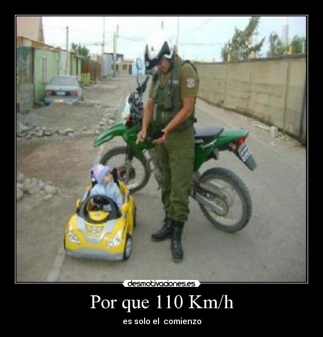 Por que 110 Km/h - es solo el comienzo