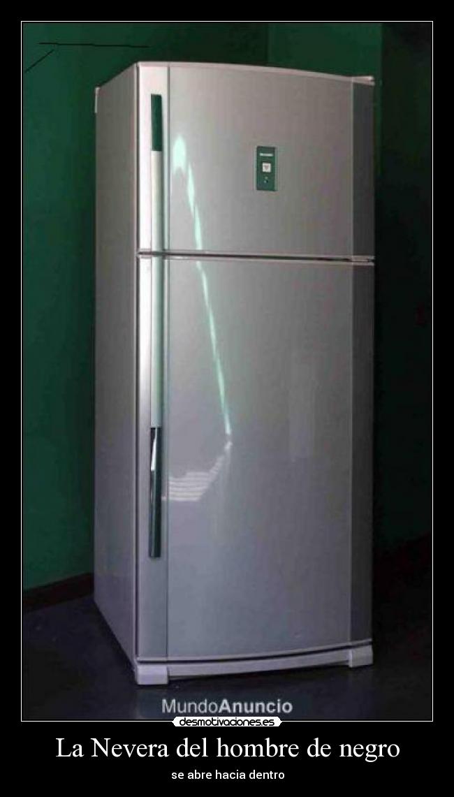 La Nevera del hombre de negro -