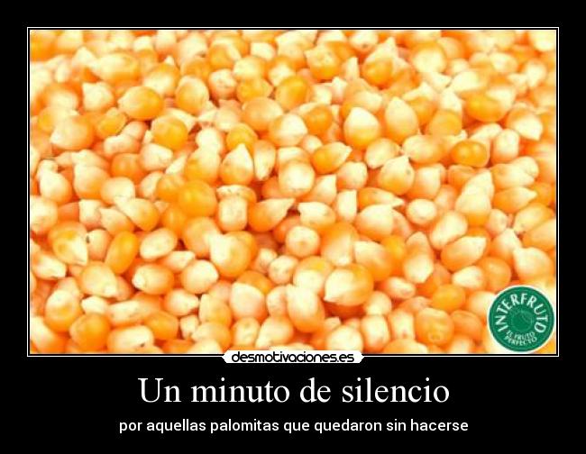 Un minuto de silencio -