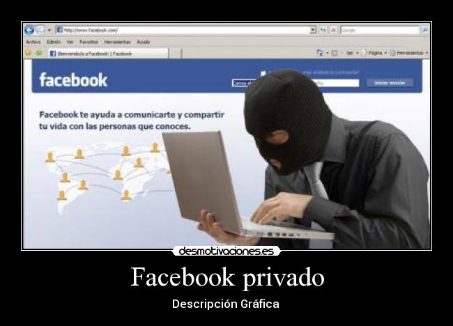 Facebook privado - Descripción Gráfica