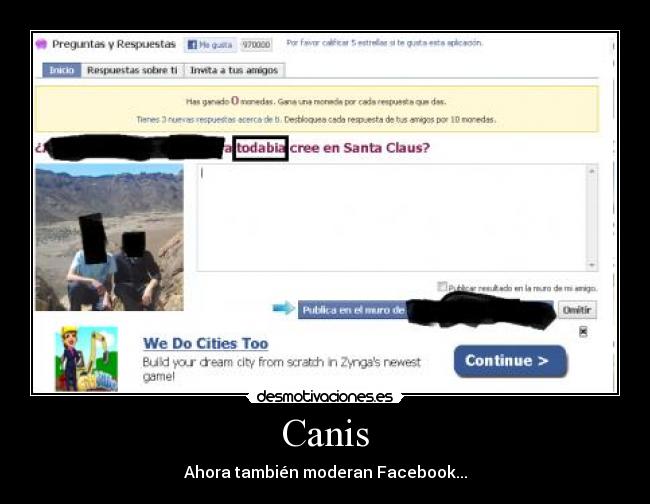 Canis - Ahora también moderan Facebook...