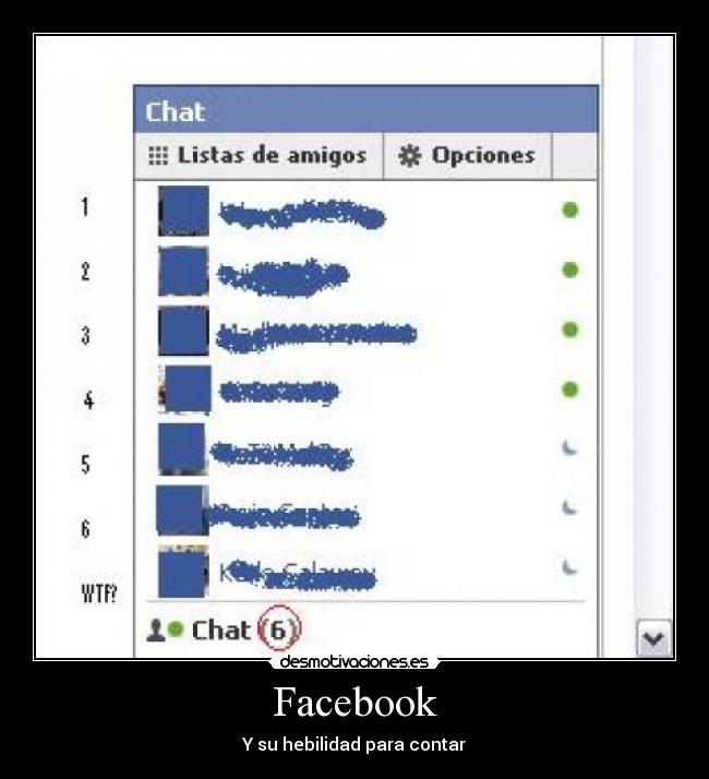 Facebook - Y su hebilidad para contar