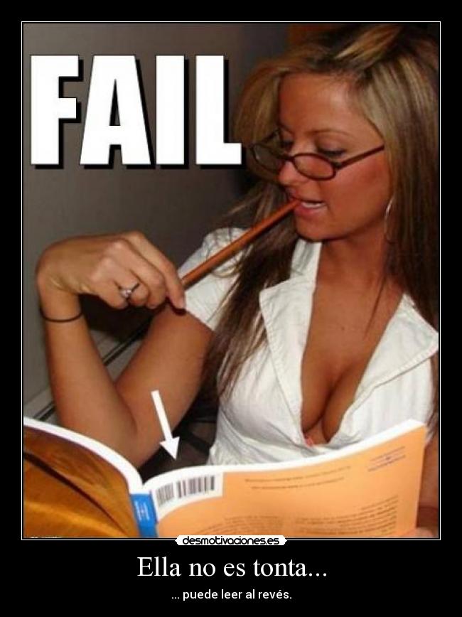 Ella no es tonta... - 