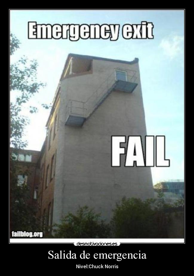 Salida de emergencia - 
