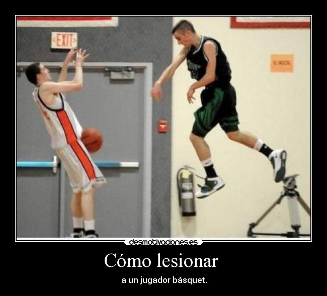 Cómo lesionar -