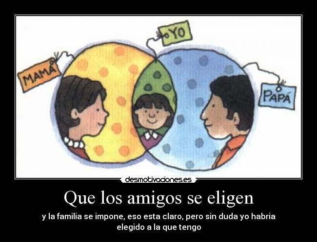 carteles amigos familia desmotivaciones