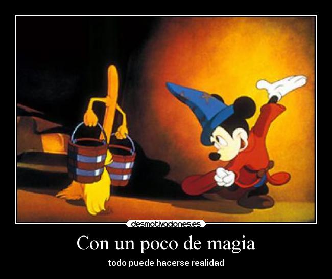 Con un poco de magia -