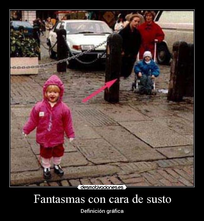 Fantasmas con cara de susto - 