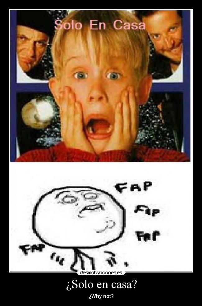 ¿Solo en casa? -