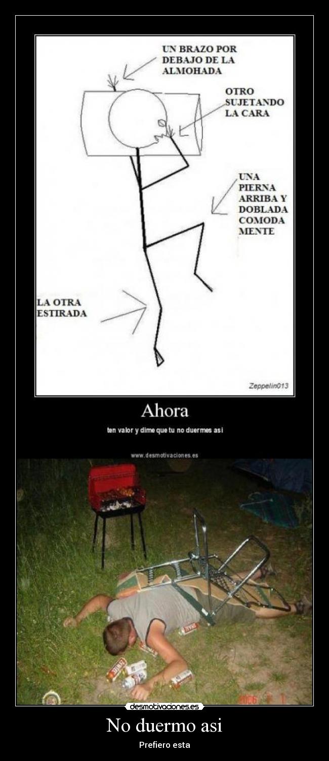 No duermo asi - 
