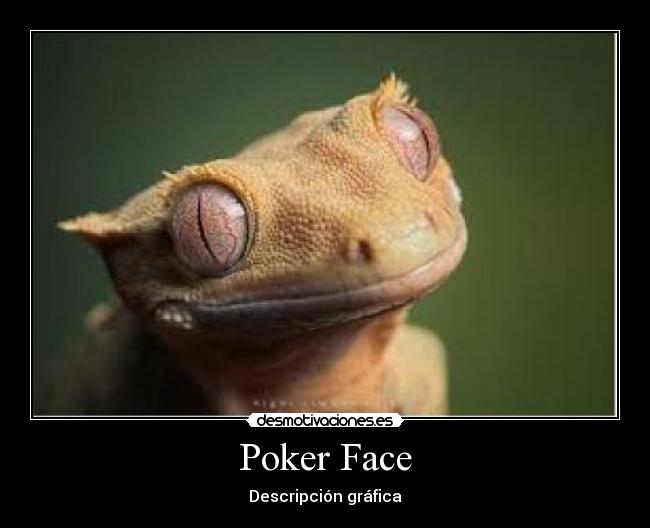 Poker Face - Descripción gráfica