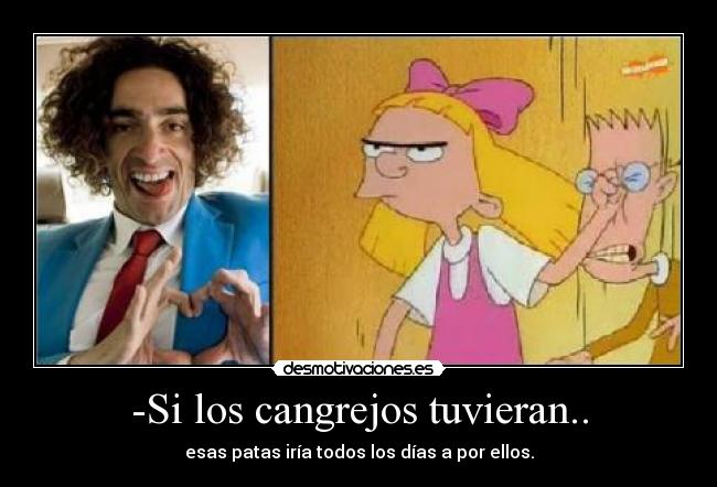 carteles cangrejos patas desmotivaciones