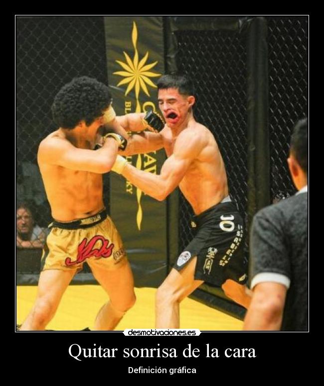 Quitar sonrisa de la cara - Definición gráfica