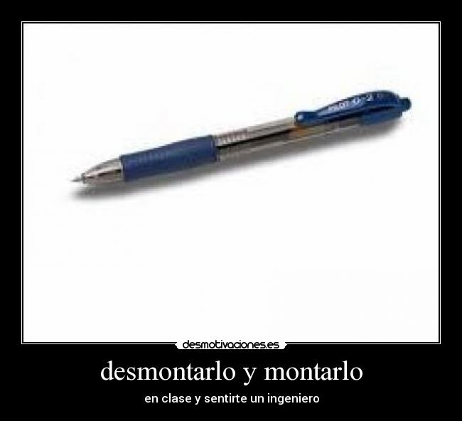 desmontarlo y montarlo - 