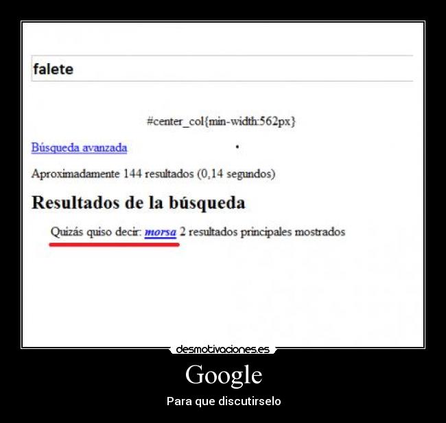 Google - Para que discutirselo