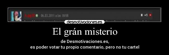 El grán misterio - 