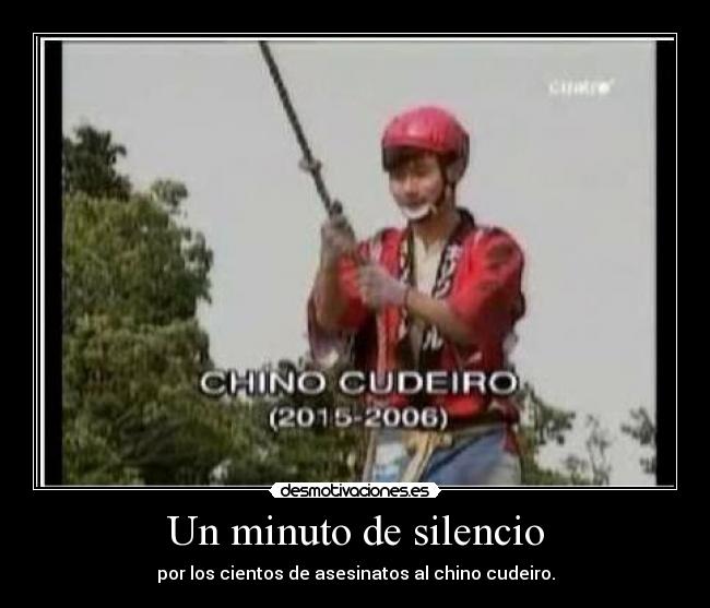 Un minuto de silencio -