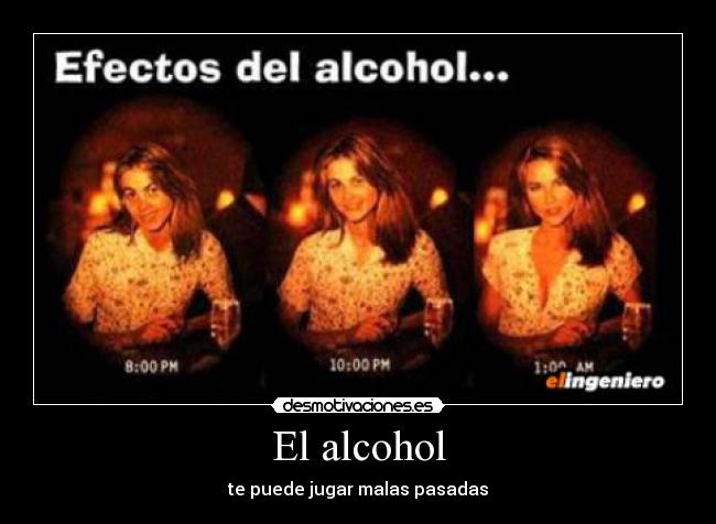 El alcohol -