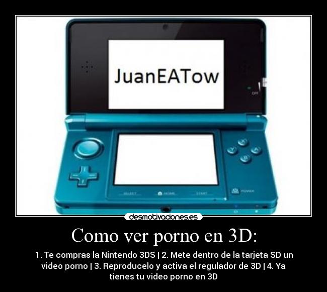 Como ver porno en 3D: -