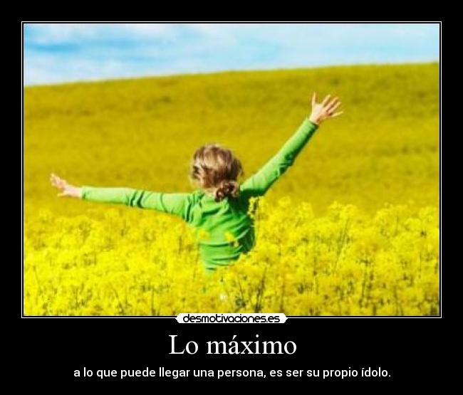 Lo máximo -