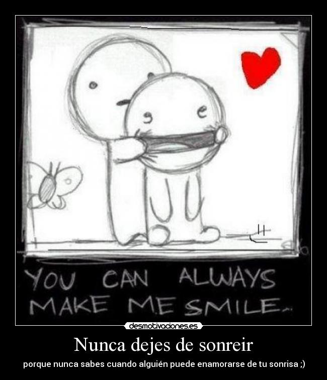 Nunca dejes de sonreir - 