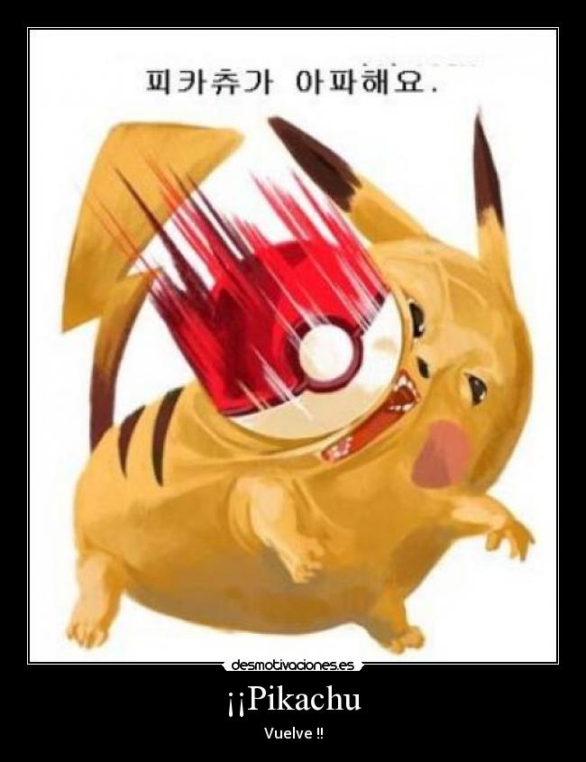 ¡¡Pikachu -