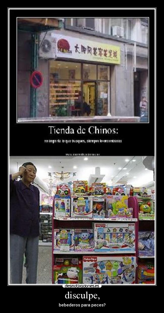 disculpe, - bebederos para peces?