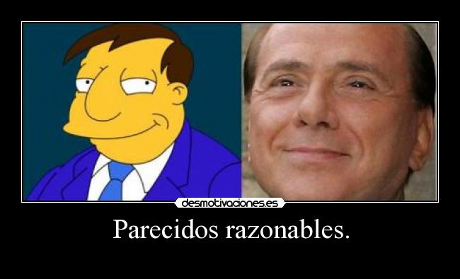 Parecidos razonables. - 