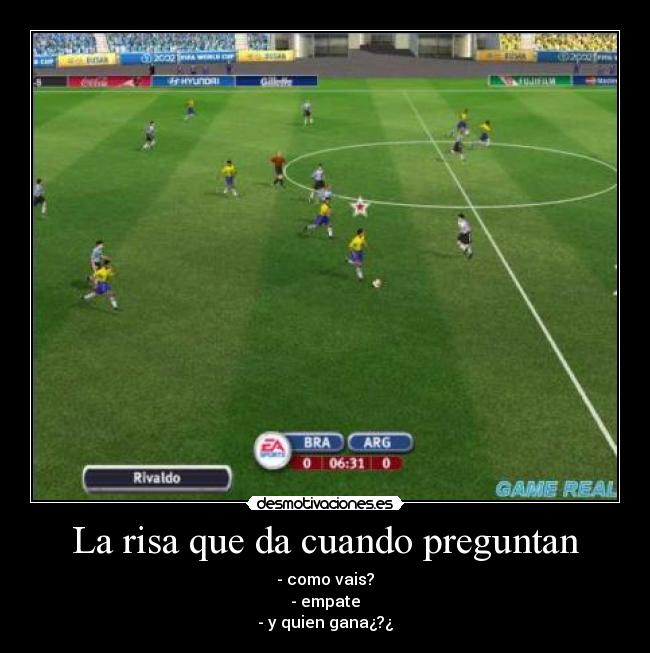 La risa que da cuando preguntan - 