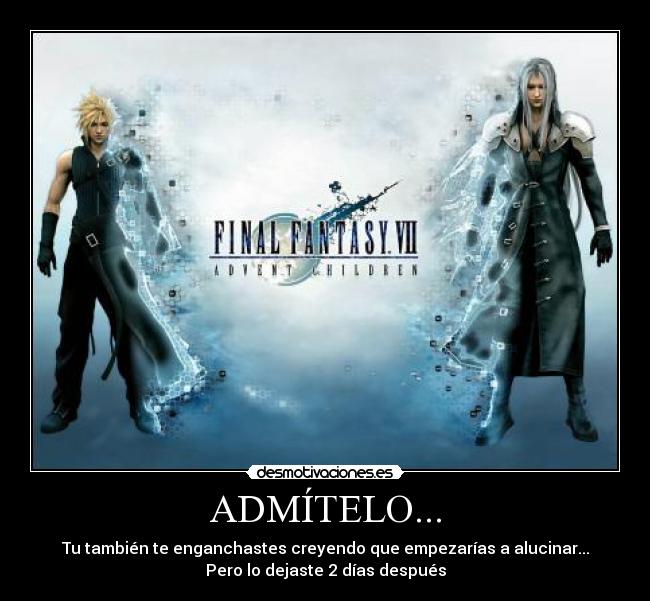 carteles final fantasy desmotivaciones