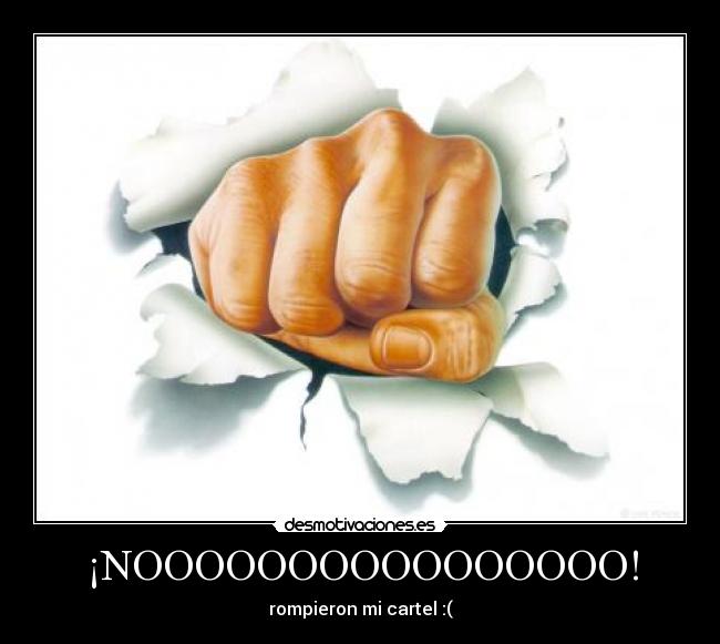 ¡NOOOOOOOOOOOOOOOO! - 