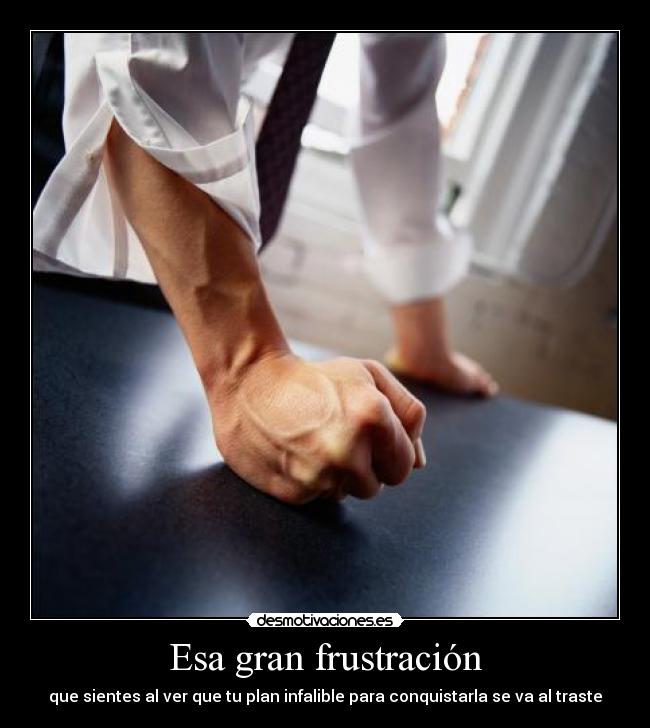 Esa gran frustración -