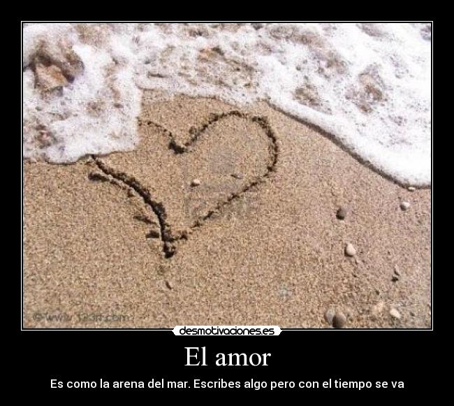 El amor -