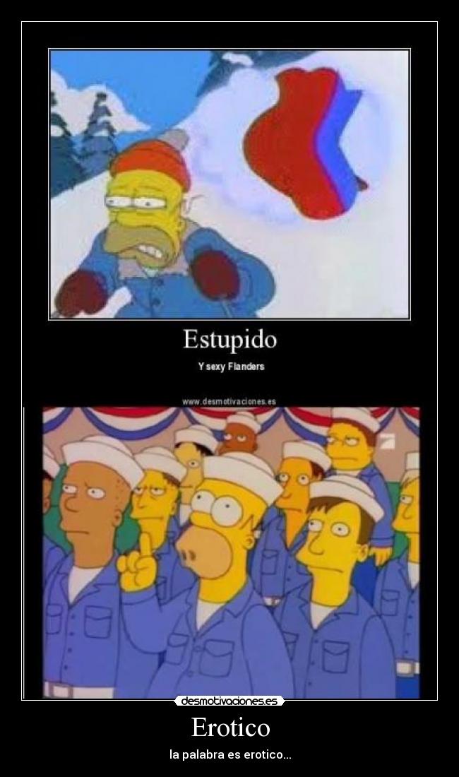 Erotico - la palabra es erotico...