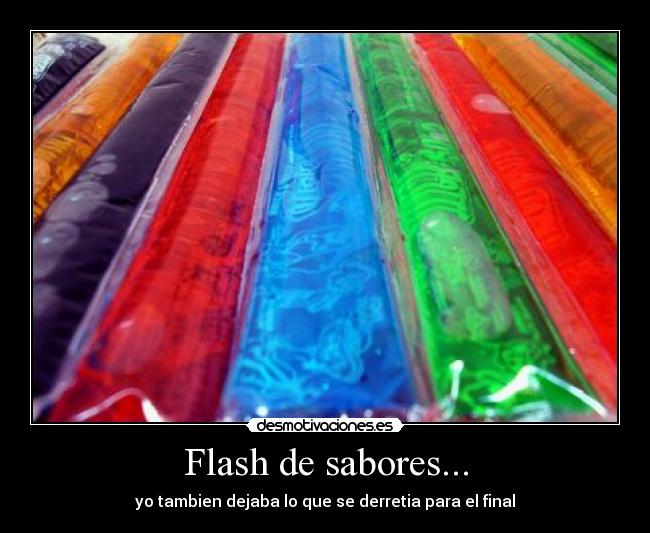 Flash de sabores... - 