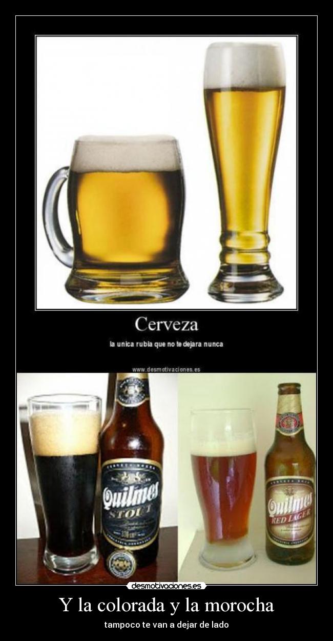 Y la colorada y la morocha -