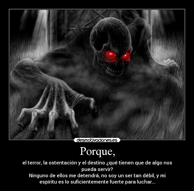 carteles terror desmotivaciones