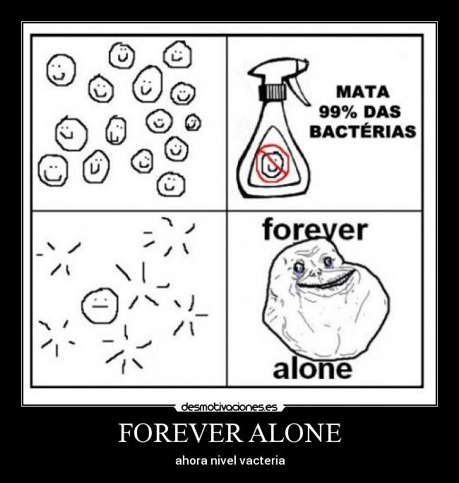 carteles forever alone desmotivaciones