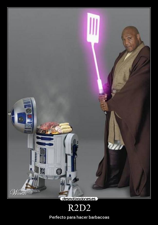 R2D2 - Perfecto para hacer barbacoas