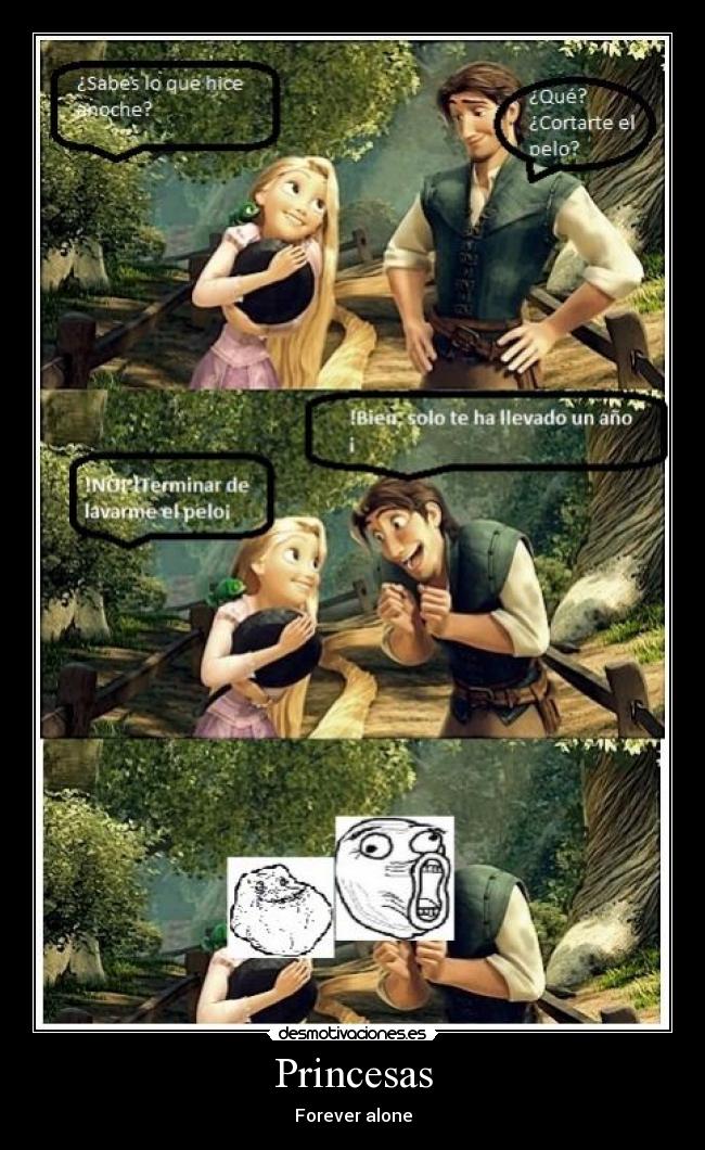 Princesas - Forever alone