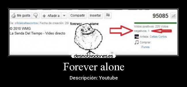 Forever alone - Descripción: Youtube