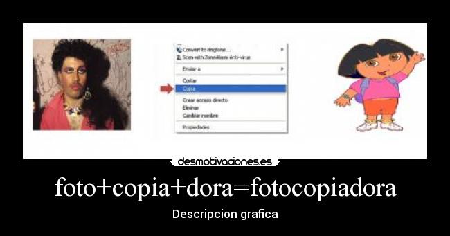 foto+copia+dora=fotocopiadora - Descripcion grafica