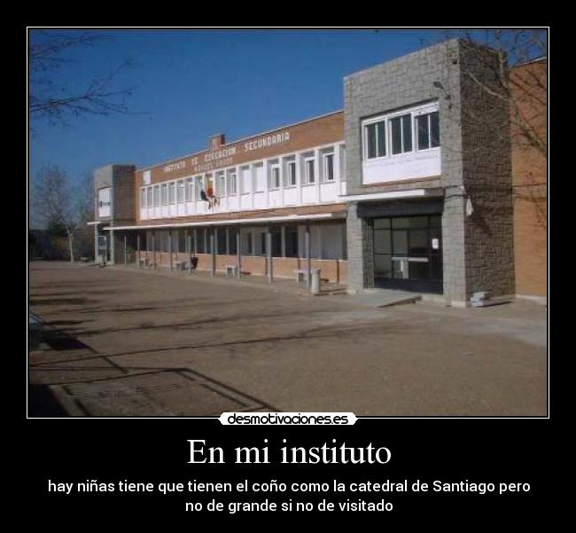 En mi instituto -